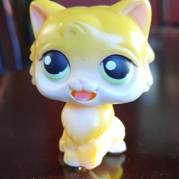 LPS first generation rare green eyes cat - Picture 1 of 7